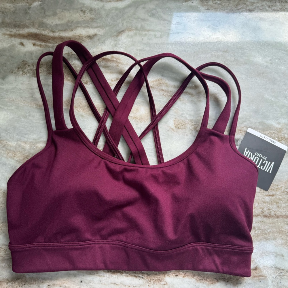 NWT! Victoria’s Secret Sz S Sports Bra, removable light pads,VG quality material